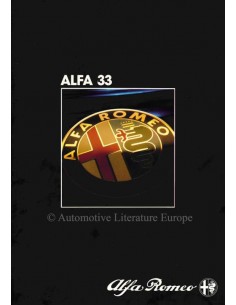 1984 ALFA ROMEO 33 BROCHURE DUITS