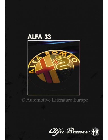 1984 ALFA ROMEO 33 PROSPEKT DEUTSCH