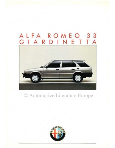 1986 ALFA ROMEO 33 GIARDINETTA PROSPEKT DEUTSCH