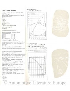 1954 PORSCHE 356 TECHNISCHE DATEN PROSPEKT DEUTSCH 2