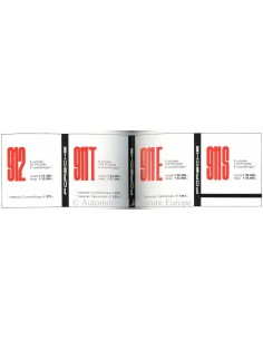 1969 PORSCHE 911 / 912 PRICE LIST DUTCH 2