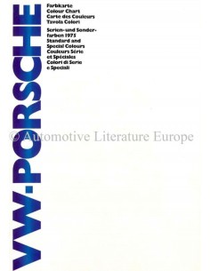 1975 VW-PORSCHE 914 FARBKARTE PROSPEKT