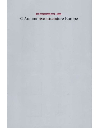 1991 PORSCHE 911 / 928 / 968 FARBEN & INNENAUSSTATTUNG PROSPEKT DEUTSCH
