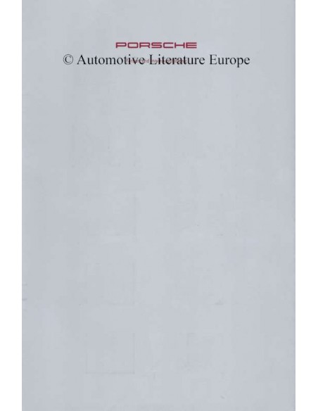 1991 PORSCHE 911 / 928 / 968 KLEUREN & INTERIEUR BROCHURE DUITS