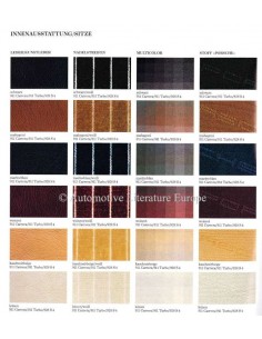 1989 PORSCHE 911 / 928 KLEUREN & INTERIEUR BROCHURE DUITS 2