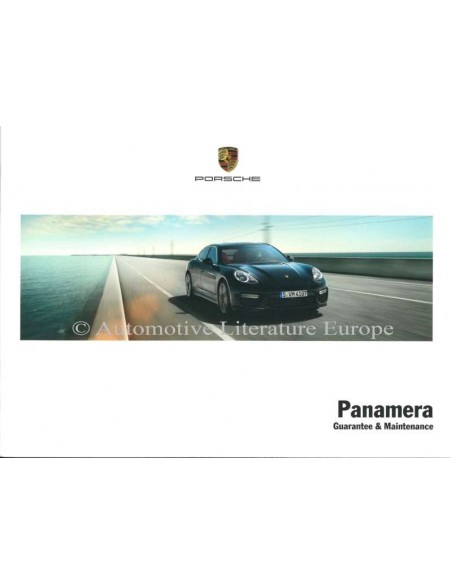 2015 PORSCHE PANAMERA GARANTIE & WARTUNG NIEDERLÄNDISCH
