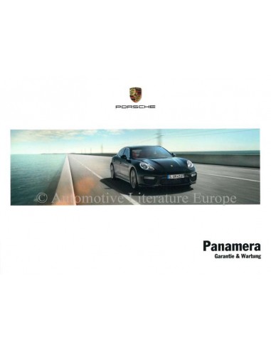 2014 PORSCHE PANAMERA GARANTIE & ONDERHOUD DUITS