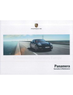 2014 PORSCHE PANAMERA GARANTIE & WARTUNG ENLISCH