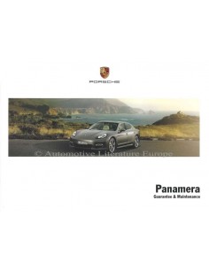 2012 PORSCHE PANAMERA GUARANTEE & MAINTENANCE ENGLISH