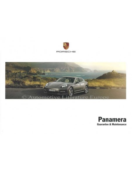 2012 PORSCHE PANAMERA GARANTIE & ONDERHOUD ENGELS