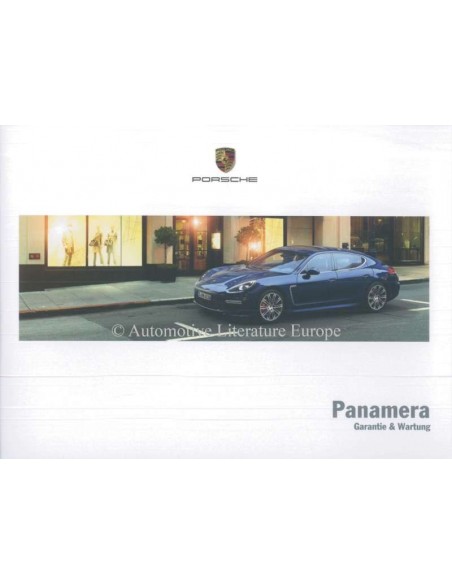 2016 PORSCHE PANAMERA GARANTIE & WARTUNG DEUTSCH