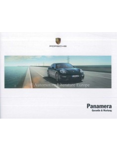 2015 PORSCHE PANAMERA GARANTIE & WARTUNG DEUTSCH
