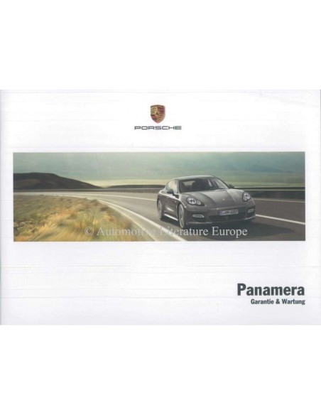 2013 PORSCHE PANAMERA GARANTIE & ONDERHOUD DUITS