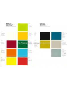 1973 VW-PORSCHE 914 COLOUR CHART BROCHURE 2