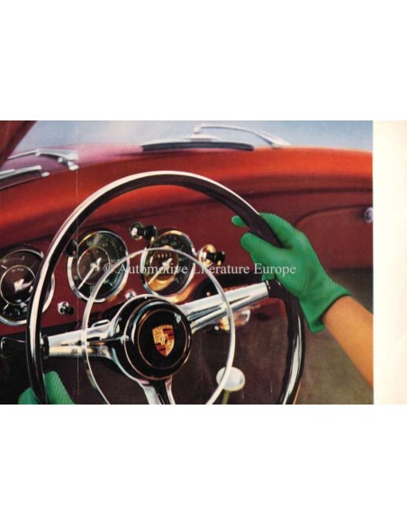 1960 PORSCHE 356 B BROCHURE GERMAN