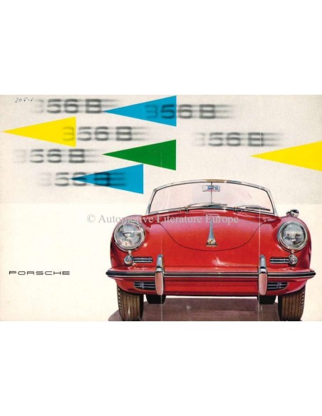 1960 PORSCHE 356 B BROCHURE GERMAN