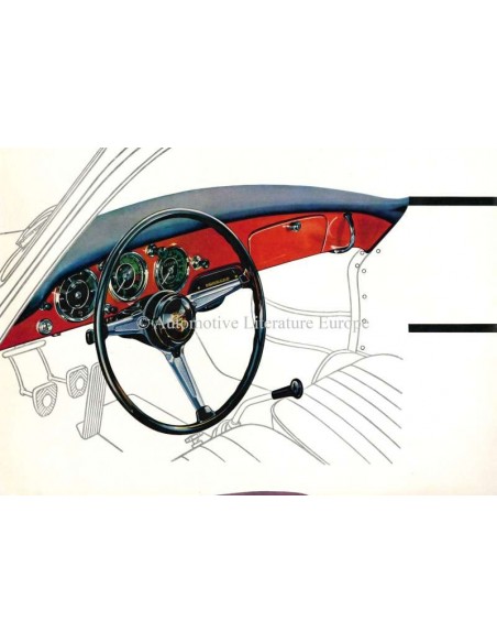 1960 PORSCHE 356 B BROCHURE GERMAN