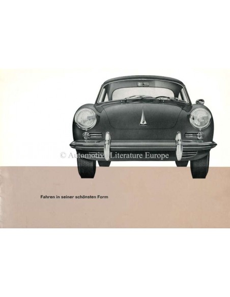 1962 PORSCHE 356 B PROSPEKT DEUTSCH