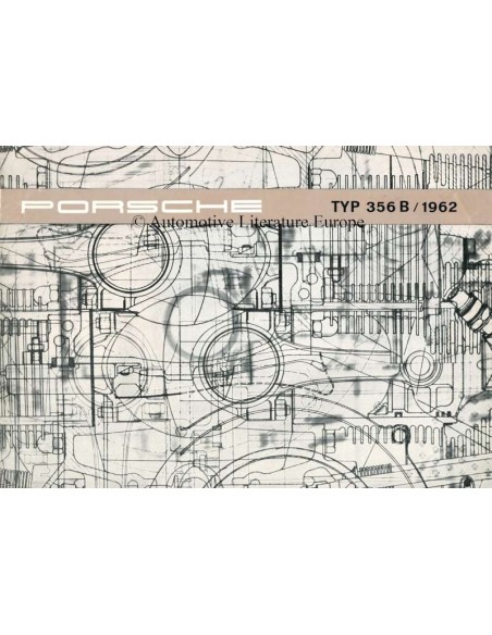 1962 PORSCHE 356 B BROCHURE GERMAN