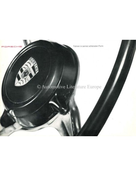 1963 PORSCHE 356 B BROCHURE DUITS