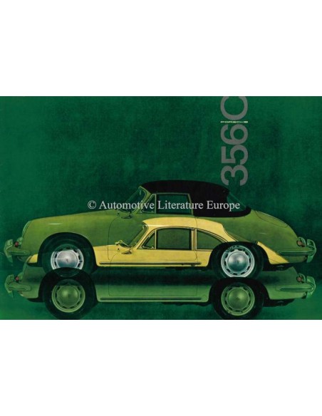 1964 PORSCHE 356 C BROCHURE GERMAN