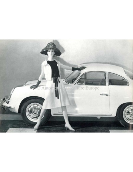 1963 PORSCHE 356 B BROCHURE ENGLISH
