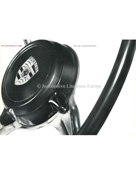 1963 PORSCHE 356 B BROCHURE ENGLISH