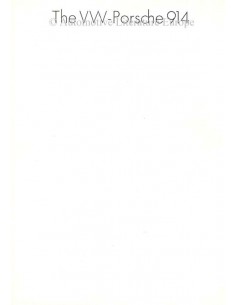 1969 VW-PORSCHE 914 BROCHURE ENGELS