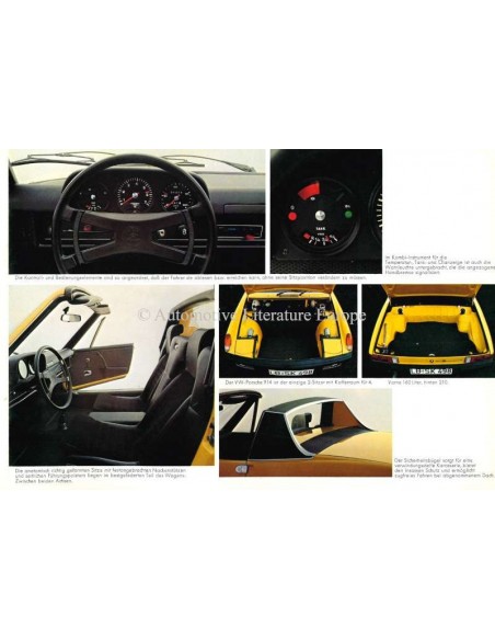 1971 VW-PORSCHE 914 BROCHURE DUITS