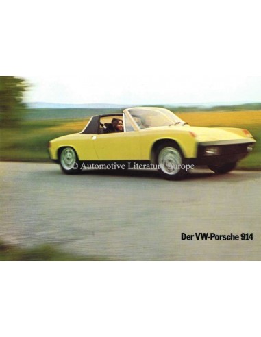 1974 VW-PORSCHE 914 BROCHURE GERMAN