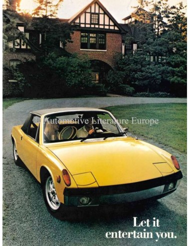 1973 PORSCHE 914 BROCHURE ENGELS