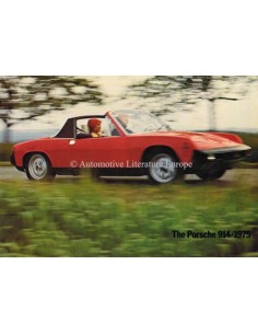 1975 PORSCHE 914 BROCHURE ENGLISH