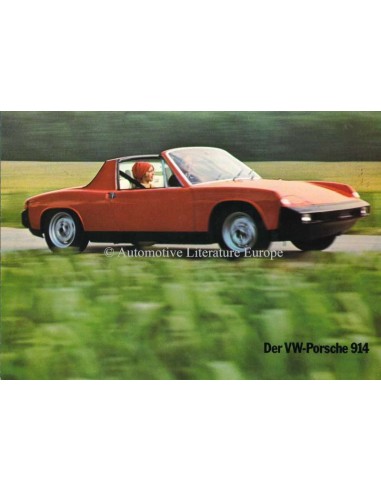 1975 VW-PORSCHE 914 BROCHURE GERMAN