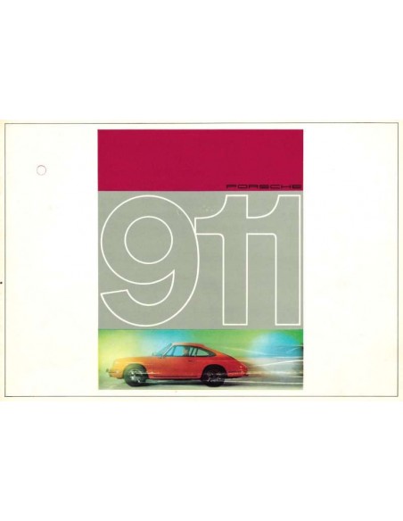 1965 PORSCHE 911 BROCHURE ENGLISH
