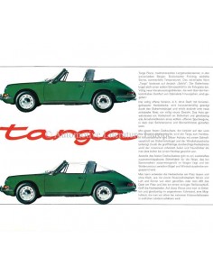 1965 PORSCHE 911 | 912 TARGA BROCHURE 2