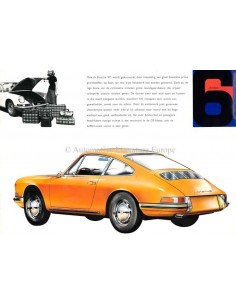 1965 PORSCHE 911 BROCHURE NEDERLANDS 2