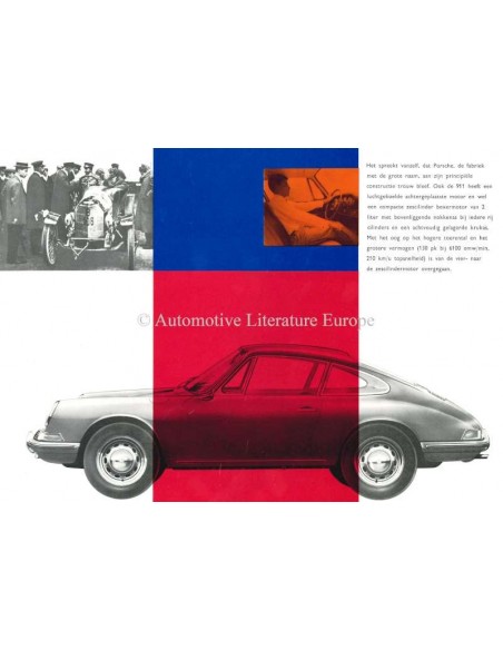 1965 PORSCHE 911 PROSPEKT NIEDERLÄNDISCH