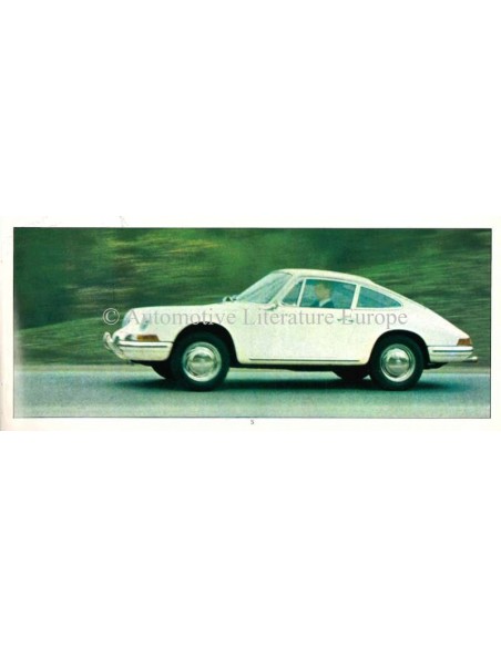 1967 PORSCHE 911 & 912 PROSPEKT ENGLISCH