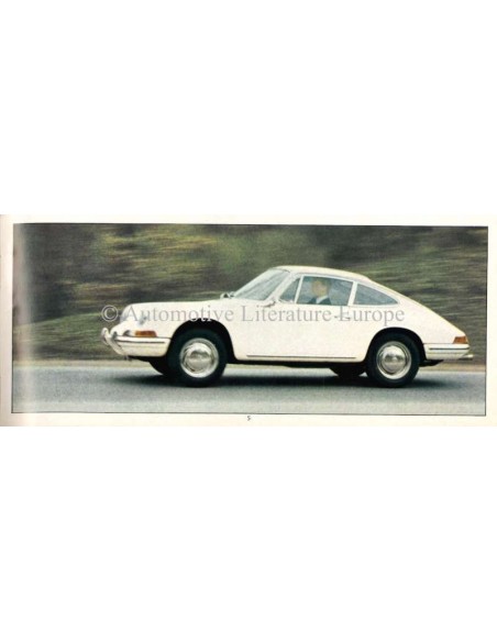 1967 PORSCHE 911 & 912 BROCHURE DUITS