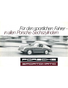 1967 PORSCHE 911S SPORTOMATIC BROCHURE DUITS