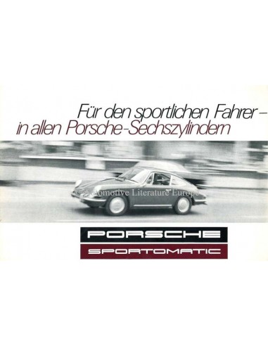1967 PORSCHE 911S SPORTOMATIC PROSPEKT DEUTSCH