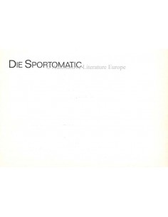 1969 PORSCHE 911S SPORTOMATIC BROCHURE DUITS