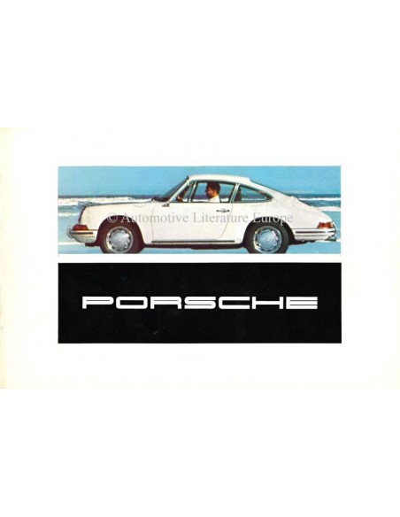 1967 PORSCHE TARGA & COUPÉ BROCHURE GERMAN
