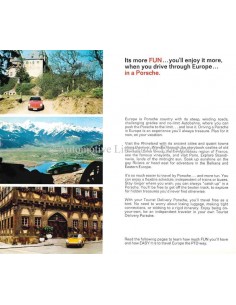 1969 PORSCHE TOURIST DELIVERY BROCHURE ENGELS 2