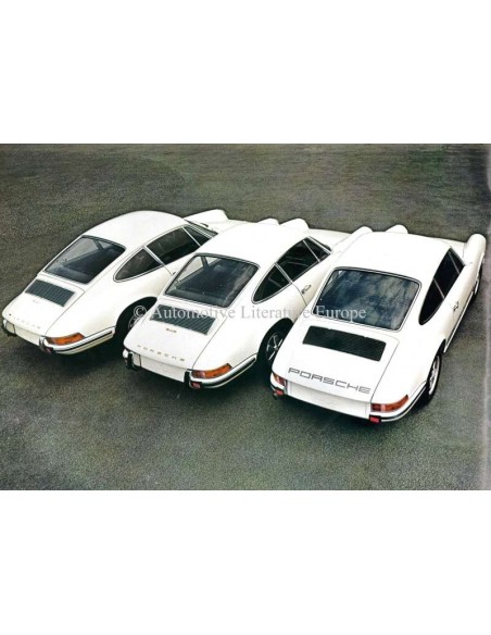 1969 PORSCHE 911 BROCHURE GERMAN