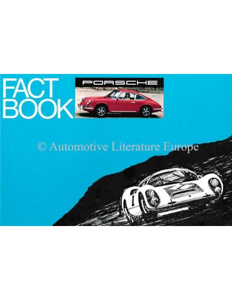 1969 PORSCHE FACT BOOK BROCHURE ENGLISH