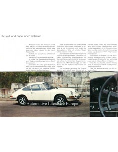 1970 PORSCHE 911 BROCHURE GERMAN 2