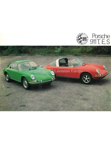 1970 PORSCHE 911 PROSPEKT DEUTSCH