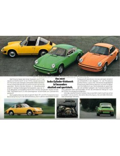 1974 PORSCHE 911 BROCHURE DUITS 2