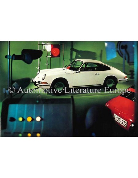 1965 PORSCHE 912 BROCHURE DUITS